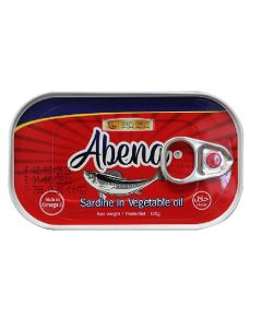 Abena Sardine in Vegetable oil - 125g (25 Pack)