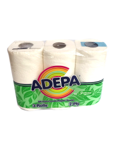 Adepa Multipurpose Towel 2ply 3Rollsx8