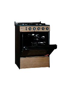 MIDEA 4 BURNER GAS COOKER WITH GRILL BMG6060-WD