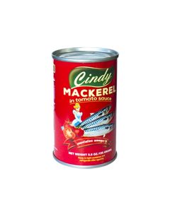 Cindy Mackerel In Tomatoes Sauce - 155g (50 Pack)