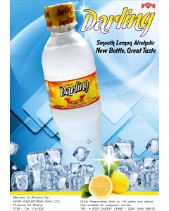 DARLING Lemon 330ml 10% Alc Vol PET Bottle