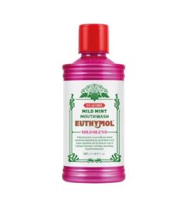 Euthymol Mild Mint Mouth Wash - 500ml x6