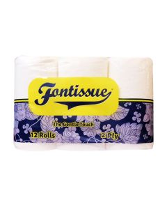 FonTissue Individually Wrapped Toilet Paper Tissue (12rolls) 