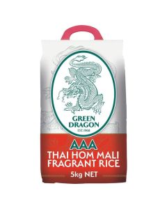 Green Dragon Jasmine Rice AAA ( Thai Hom Mali Fragrant Rice) 5kg