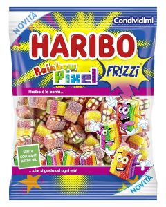 Haribo Rainbow Pixel Gummy Candy 160g x12