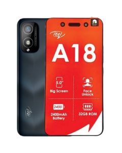 ITEL A18 Smartphone -32GB ROM + 1GB RAM-2400mAh