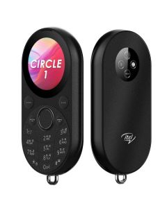 ITEL Circle 1 - Round Screen Portable Pocket Mobile Phone With Unique Design – 500mAh Battery, 1.32 inch Display, BT Call