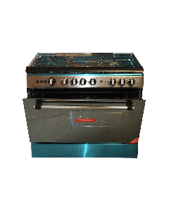 MIDEA 5 BURNER GAS COOKER WITH OVEN 36LMG5G027-SILVER