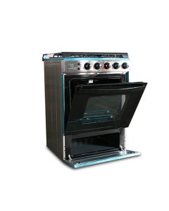 NASCO 4 BURNER GAS COOKER STAINLESS STEEL NASGC-LME60I