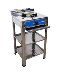 NASCO NASGS-K1CSS-SI SINGLE BURNER GAS STOVE 