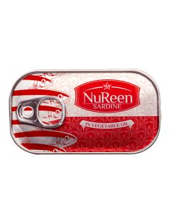 Nureen Sardine in Vegetable oil- 125g (50 Pack)