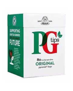 PG Tips Original Tea Bags x80 Bags 323g x6