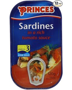 Princes Sardines in a Rich Tomato Sauce 120g x10