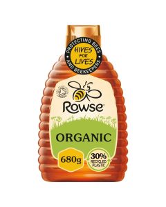 Rowse Organic Squeezy Honey 680g x6