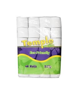 Temple Toilet Tissue (48 Rolls)