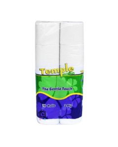 Temple Toilet Tissue (10 Rolls)
