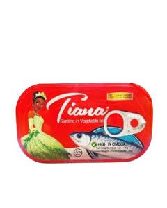 Tiana Sardine in Vegetable oil - 125g