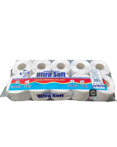 ULTRA SOFT Unwrapped STREET Toilet Tissue (10 Rolls) x7