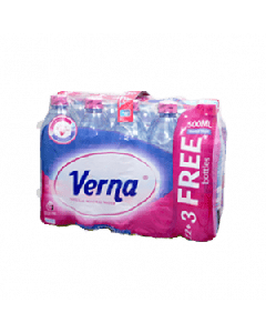 Verna Purified Mineral Bottled Bottle Drinking Water 500ml X16