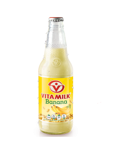 VITAMILK Soya Milk Banana Bottle 6/Carton